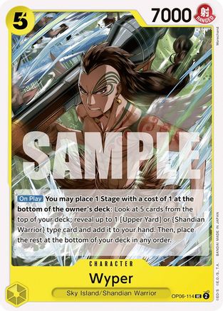 Wyper (OP06-114) - Wings of the Captain | Grognard Games