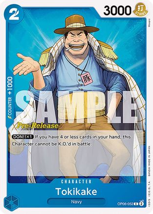 Tokikake (OP06-052) - Wings of the Captain Pre-Release Cards | Grognard Games