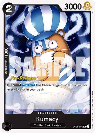 Kumacy (OP06-085) - Wings of the Captain Pre-Release Cards | Grognard Games