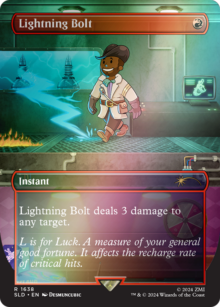Lightning Bolt (1638) (Rainbow Foil) [Secret Lair Drop Series] | Grognard Games