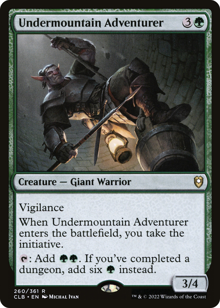 Undermountain Adventurer [Commander Legends: Battle for Baldur's Gate] | Grognard Games
