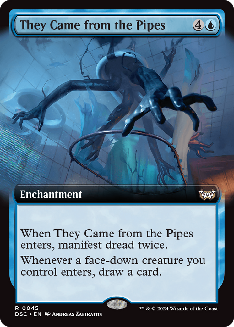 They Came from the Pipes (Extended Art) [Duskmourn: House of Horror Commander] | Grognard Games