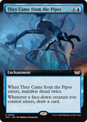 They Came from the Pipes (Extended Art) [Duskmourn: House of Horror Commander] | Grognard Games