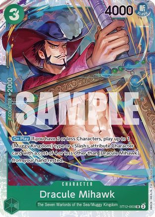 Dracule Mihawk (ST12-003) - Starter Deck 12: Zoro and Sanji Foil | Grognard Games