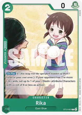 Rika (ST12-007) - Starter Deck 12: Zoro and Sanji | Grognard Games