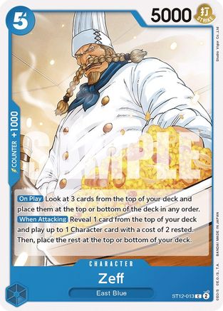 Zeff (ST12-013) - Starter Deck 12: Zoro and Sanji | Grognard Games