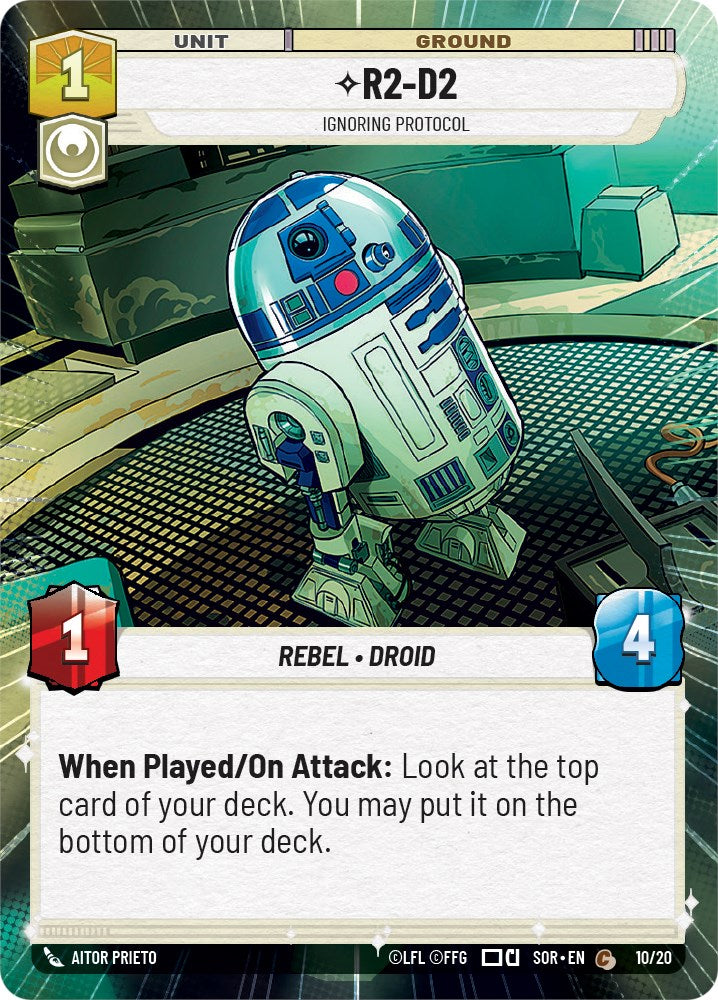 R2-D2 - Ignoring Protocol (Hyperspace) (10/20) [Spark of Rebellion: Weekly Play] | Grognard Games
