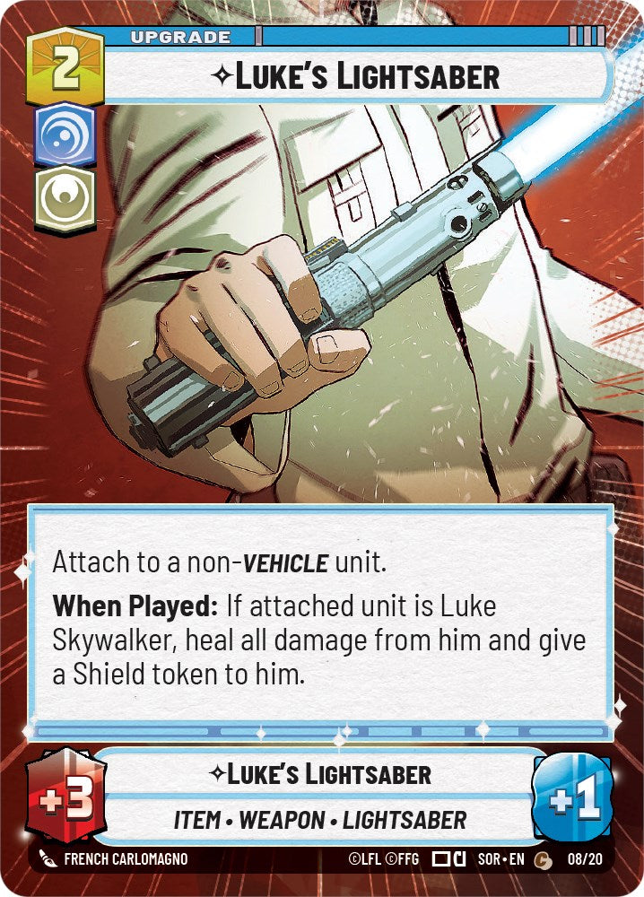 Luke's Lightsaber (Hyperspace) (8/20) [Spark of Rebellion: Weekly Play] | Grognard Games