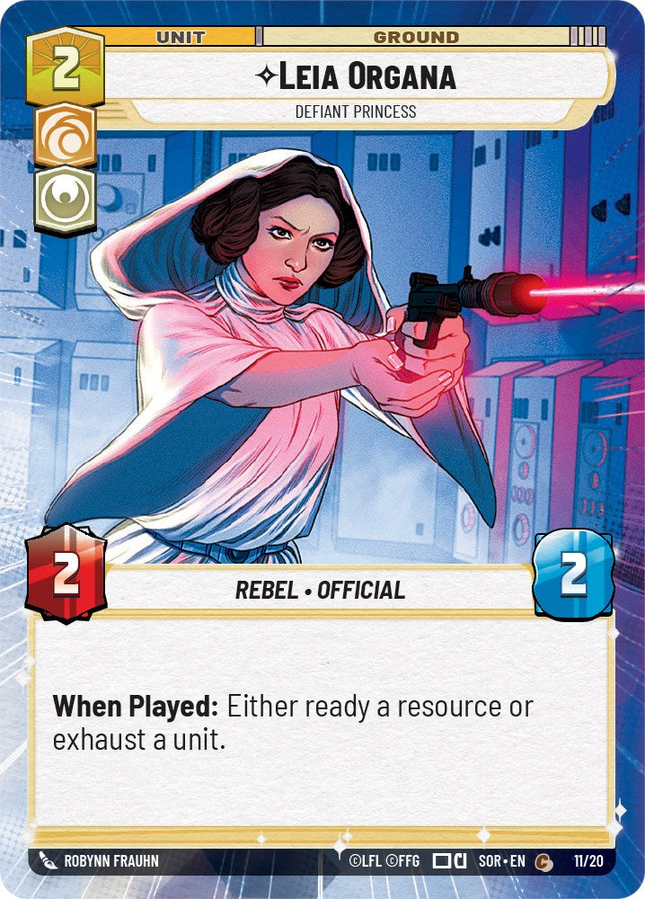 Leia Organa - Defiant Princess (11/20) [Spark of Rebellion: Weekly Play] | Grognard Games