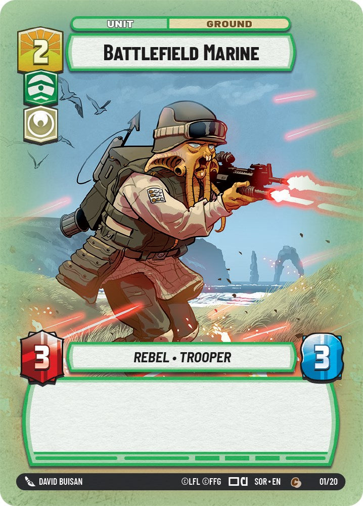 Battlefield Marine (1/20) [Spark of Rebellion: Weekly Play] | Grognard Games