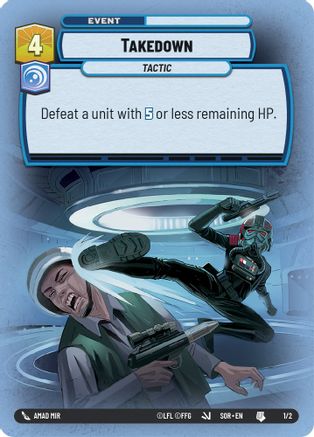 Takedown (1/2) [Store Showdown Promos] | Grognard Games