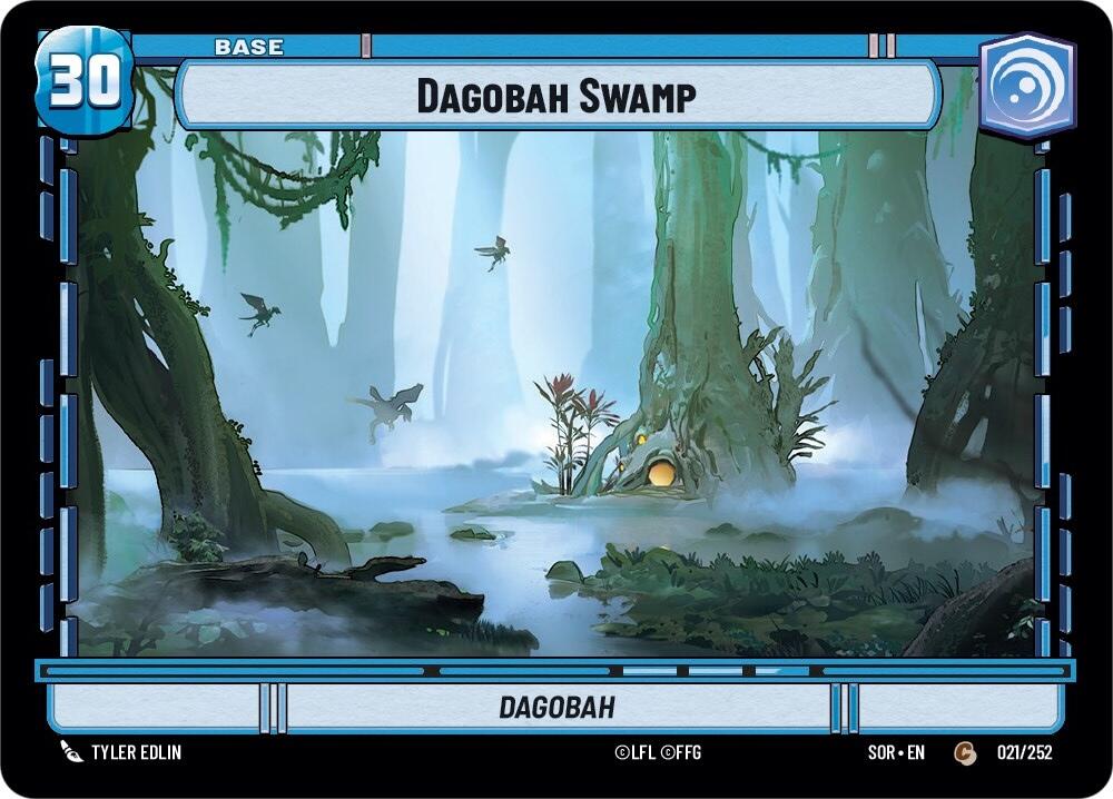 Dagobah Swamp // Shield (21 // T02) [Spark of Rebellion] | Grognard Games