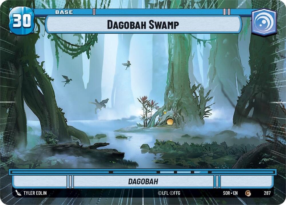 Dagobah Swamp // Shield (Hyperspace) (287 // T04) [Spark of Rebellion] | Grognard Games