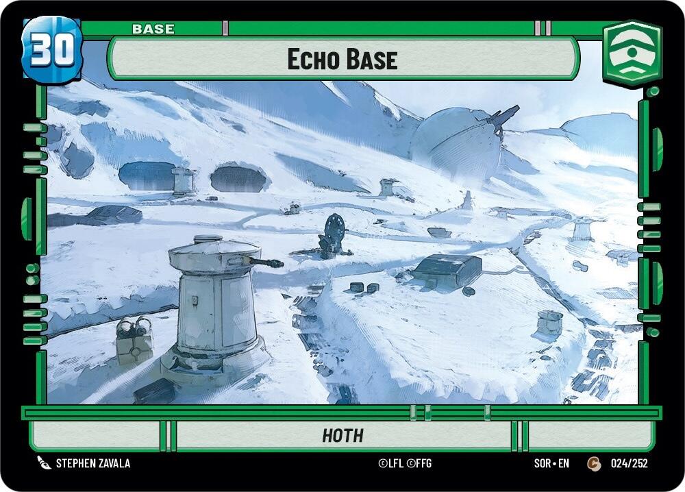 Echo Base // Shield (24 // T02) [Spark of Rebellion] | Grognard Games