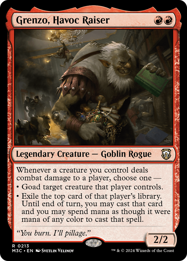 Grenzo, Havoc Raiser (M3C-213) - Modern Horizons 3 Commander Foil | Grognard Games