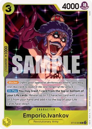 Emporio.Ivankov (ST13-005) - Ultra Deck: The Three Brothers Foil | Grognard Games