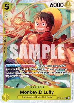 Monkey.D.Luffy (015) (ST13-015) - Ultra Deck: The Three Brothers Foil | Grognard Games