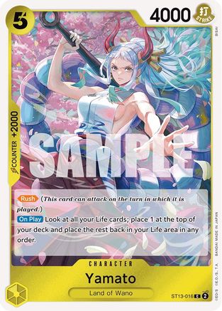 Yamato (ST13-016) - Ultra Deck: The Three Brothers Foil | Grognard Games