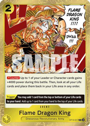 Flame Dragon King (ST13-017) - Ultra Deck: The Three Brothers Foil | Grognard Games