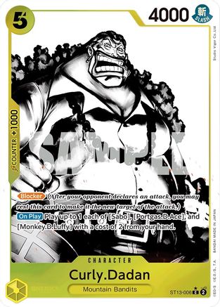 Curly.Dadan (Parallel) (ST13-006) - Ultra Deck: The Three Brothers Foil | Grognard Games