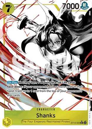 Shanks (Parallel) (ST13-009) - Ultra Deck: The Three Brothers Foil | Grognard Games