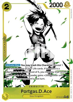 Portgas.D.Ace (010) (Parallel) (ST13-010) - Ultra Deck: The Three Brothers Foil | Grognard Games