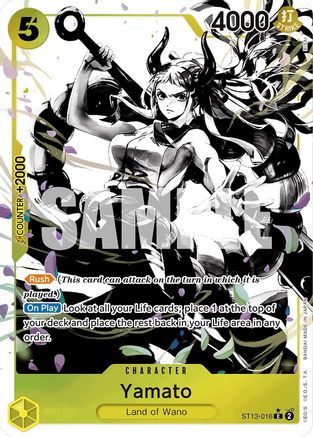 Yamato (Parallel) (ST13-016) - Ultra Deck: The Three Brothers Foil | Grognard Games