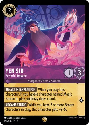 Yen Sid - Powerful Sorcerer (59/204) (59/204) [Ursula's Return] | Grognard Games