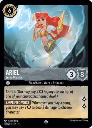 Ariel - Sonic Warrior (175/204) [Ursula's Return] | Grognard Games