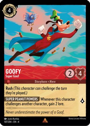 Goofy - Super Goof (107/204) [Ursula's Return] | Grognard Games