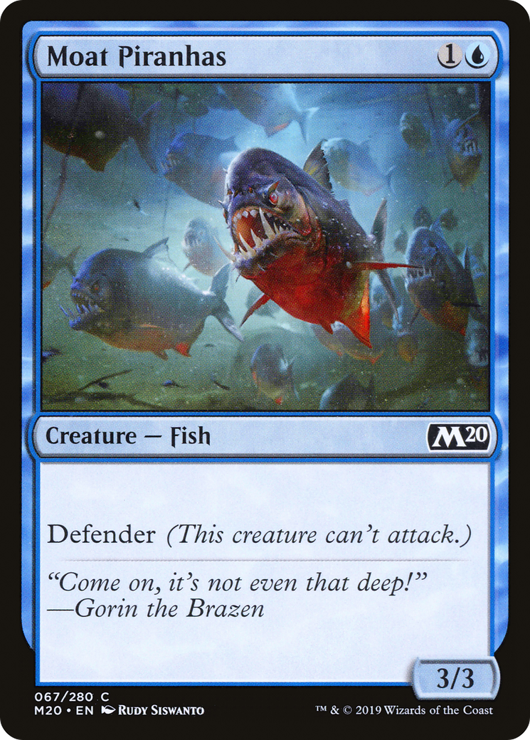 Moat Piranhas [Core Set 2020] | Grognard Games