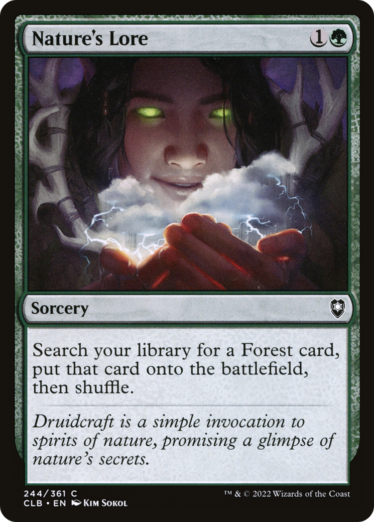 Nature's Lore [Commander Legends: Battle for Baldur's Gate] | Grognard Games