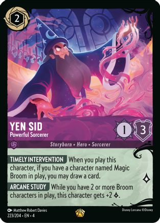 Yen Sid - Powerful Sorcerer (223/204) (223/204) [Illumineer's Quest: Deep Trouble] | Grognard Games