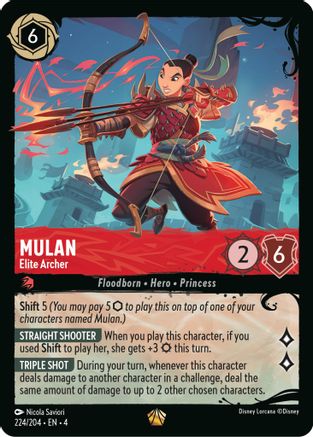 Mulan - Elite Archer (224/204) (244/204) [Illumineer's Quest: Deep Trouble] | Grognard Games