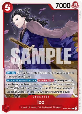 Izo (EB01-002) - Extra Booster: Memorial Collection Foil | Grognard Games