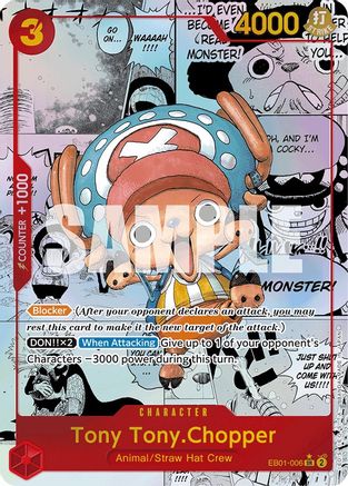 Tony Tony.Chopper (Alternate Art) (Manga) (EB01-006) - Extra Booster: Memorial Collection Foil | Grognard Games