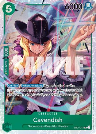 Cavendish (EB01-012) - Extra Booster: Memorial Collection Foil | Grognard Games