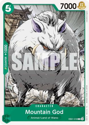 Mountain God (EB01-018) - Extra Booster: Memorial Collection | Grognard Games