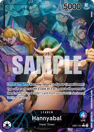 Hannyabal (Alternate Art) (EB01-021) - Extra Booster: Memorial Collection Foil | Grognard Games