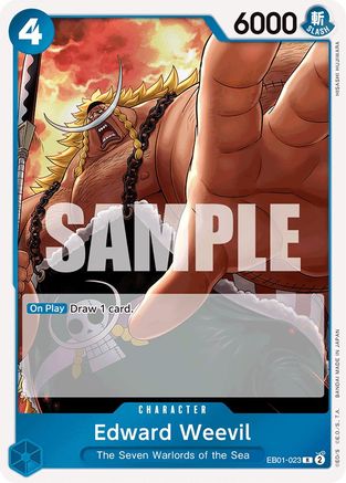 Edward Weevil (EB01-023) - Extra Booster: Memorial Collection Foil | Grognard Games