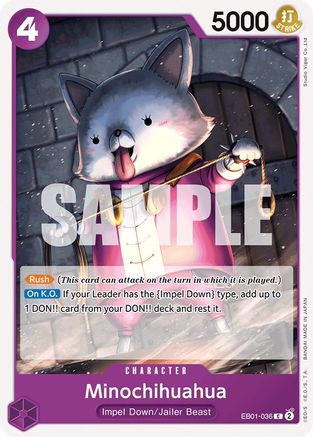 Minochihuahua (EB01-036) - Extra Booster: Memorial Collection | Grognard Games