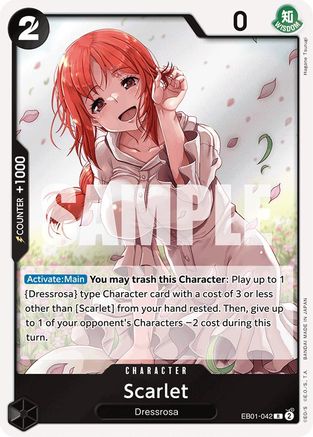 Scarlet (EB01-042) - Extra Booster: Memorial Collection Foil | Grognard Games