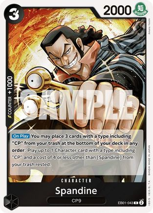 Spandine (EB01-043) - Extra Booster: Memorial Collection Foil | Grognard Games