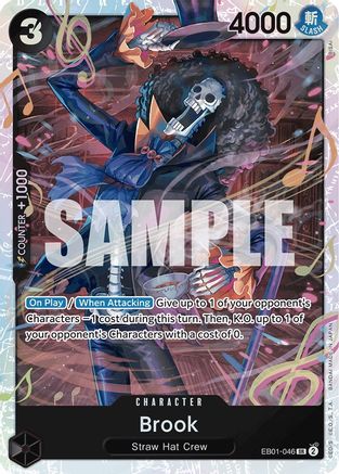 Brook (046) (EB01-046) - Extra Booster: Memorial Collection Foil | Grognard Games