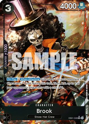 Brook (046) (Alternate Art) (EB01-046) - Extra Booster: Memorial Collection Foil | Grognard Games
