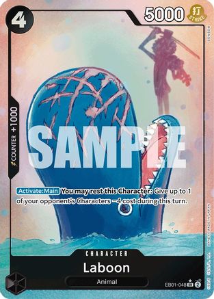 Laboon (048) (Alternate Art) (EB01-048) - Extra Booster: Memorial Collection Foil | Grognard Games