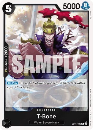 T-Bone (EB01-049) - Extra Booster: Memorial Collection Foil | Grognard Games