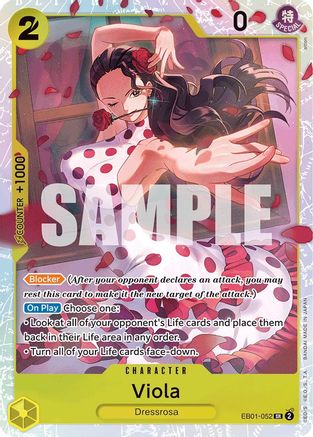 Viola (EB01-052) - Extra Booster: Memorial Collection Foil | Grognard Games