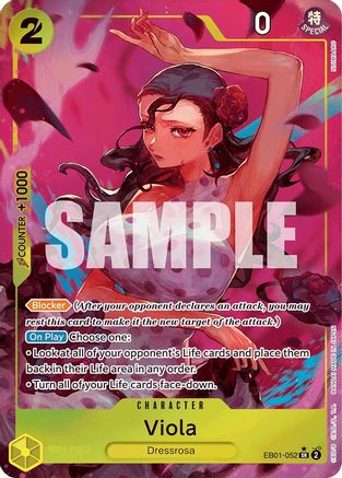 Viola (Alternate Art) (EB01-052) - Extra Booster: Memorial Collection Foil | Grognard Games
