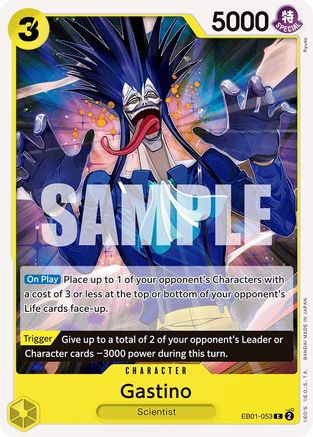 Gastino (EB01-053) - Extra Booster: Memorial Collection | Grognard Games